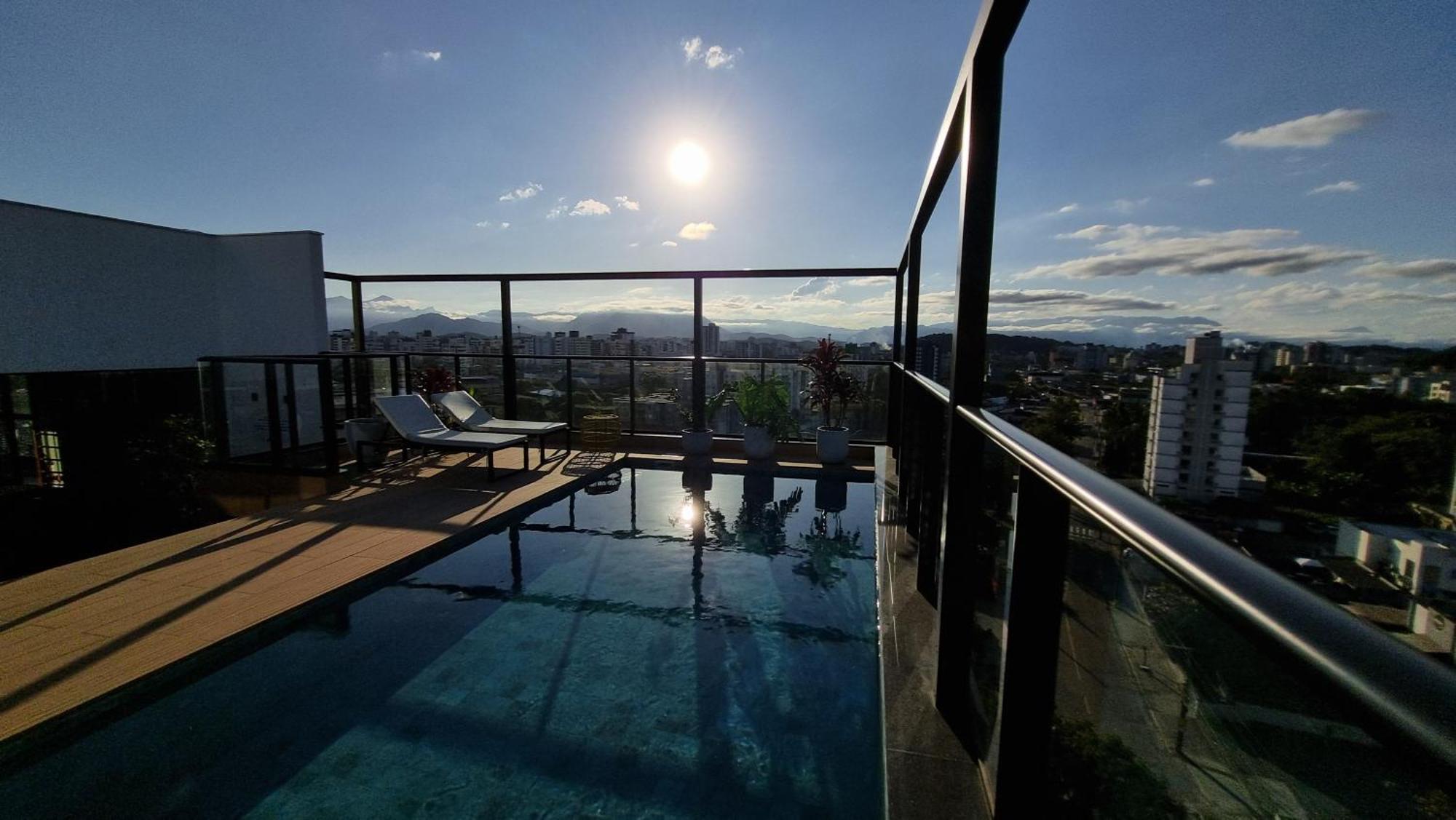 Apartamento Joinville Saguacu - Piscina Incrivel Bagian luar foto