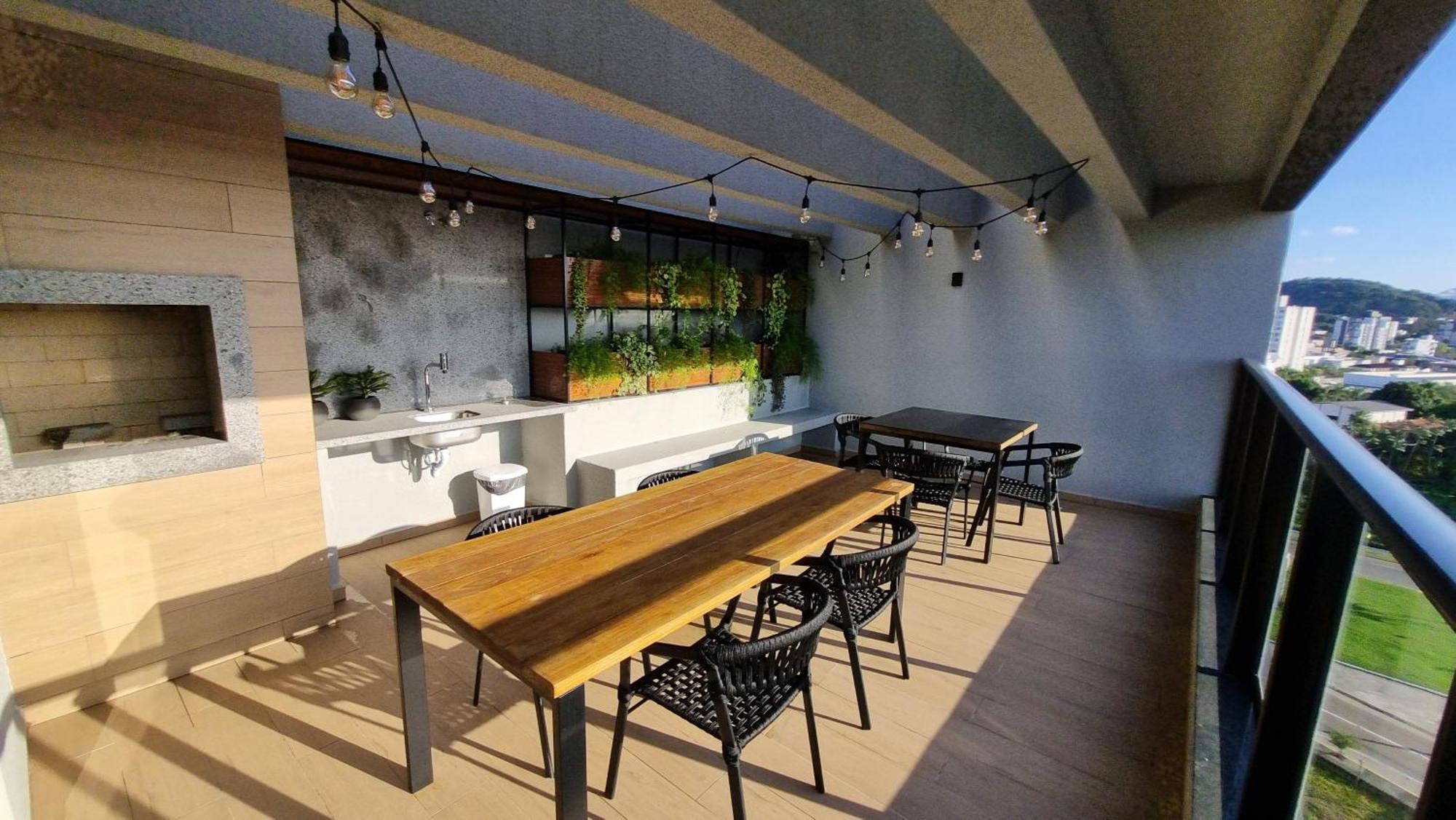 Apartamento Joinville Saguacu - Piscina Incrivel Bagian luar foto